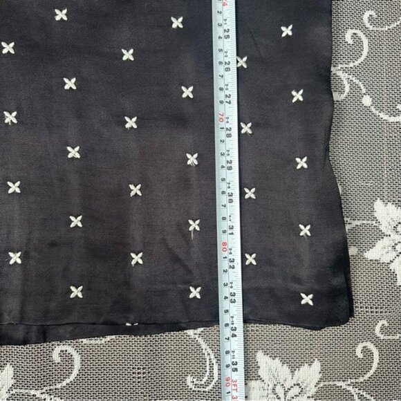 Sandro Starlight Dress in Black / White - Picture 12 of 14